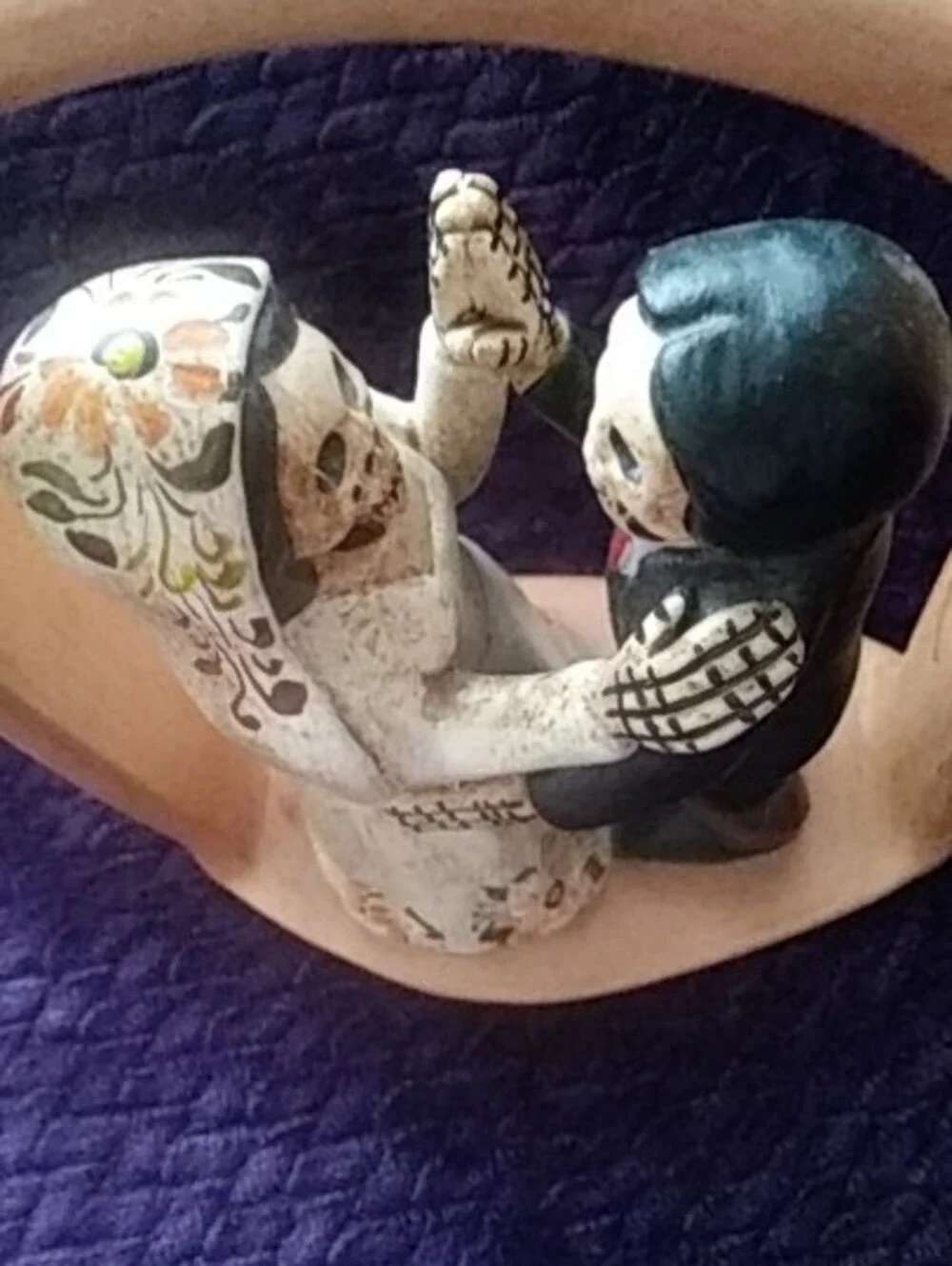 Day Of The Dead Wedding Cake Topper